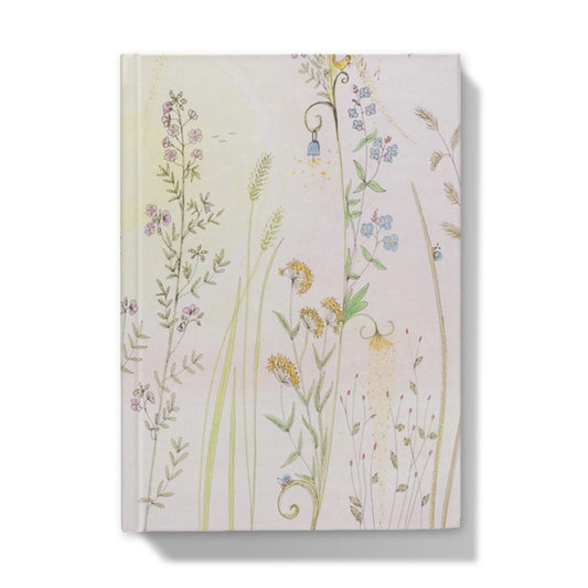delicate pink hardcover notebook